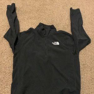 North face half zip fleece sweatshirt